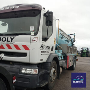 Transport Maritime de camion d'assainissement
