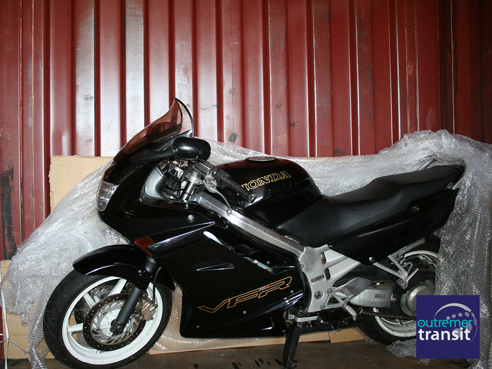 Transitaire maritime Reunion moto Honda