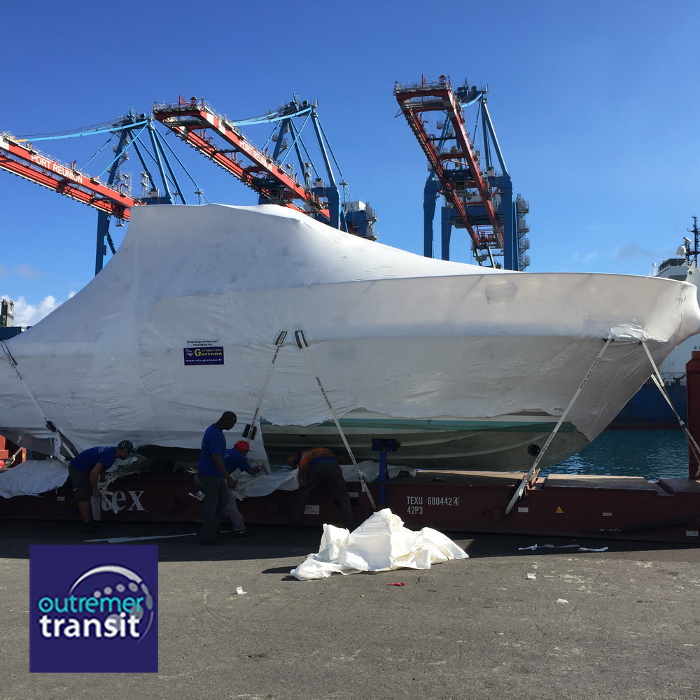 Transport Bateau de plaisance France Réunion et mise a l-eau