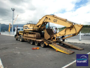 Transport France-Reunion Engins de chantier en Roro