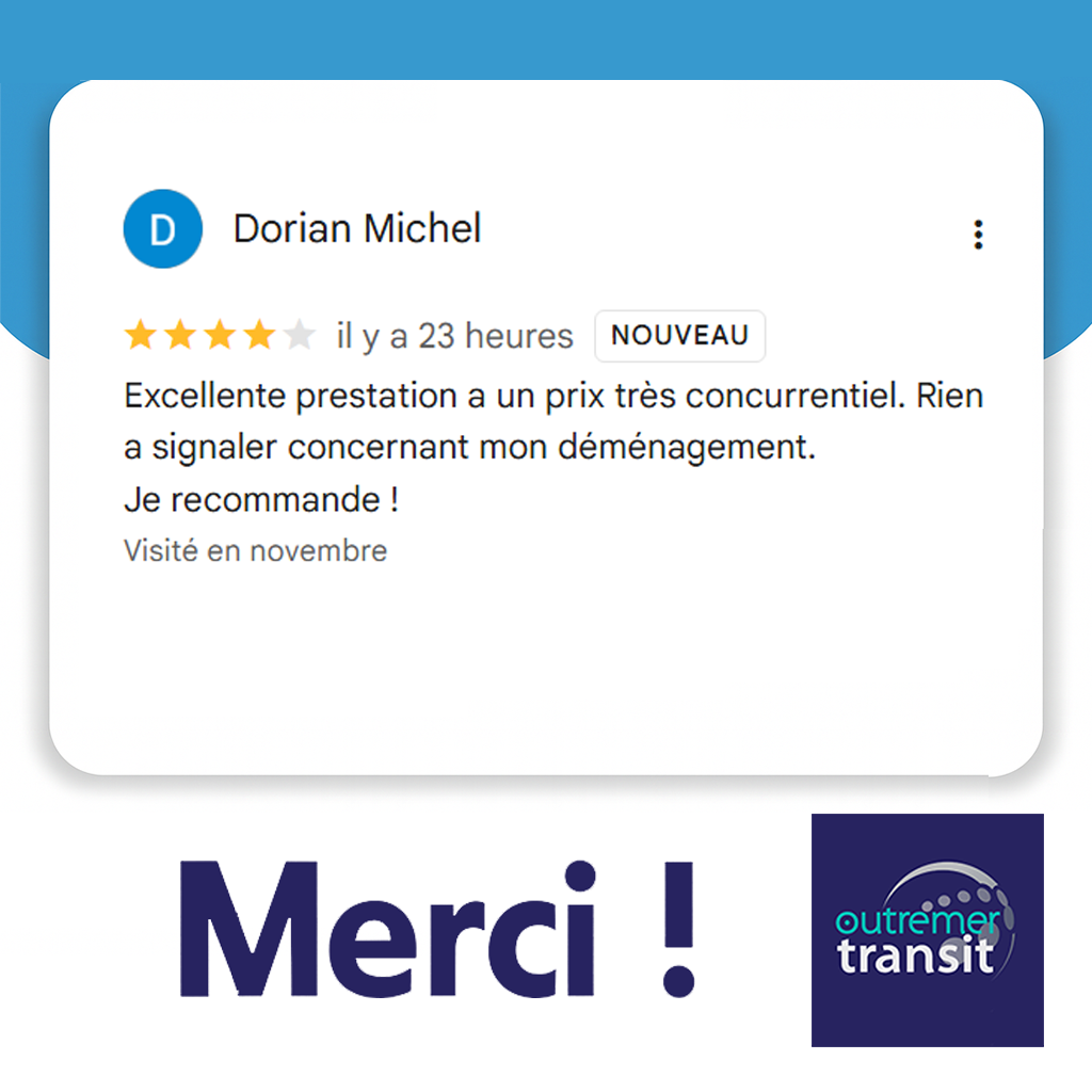 Merci Michel D Avis Google Outremer Transit