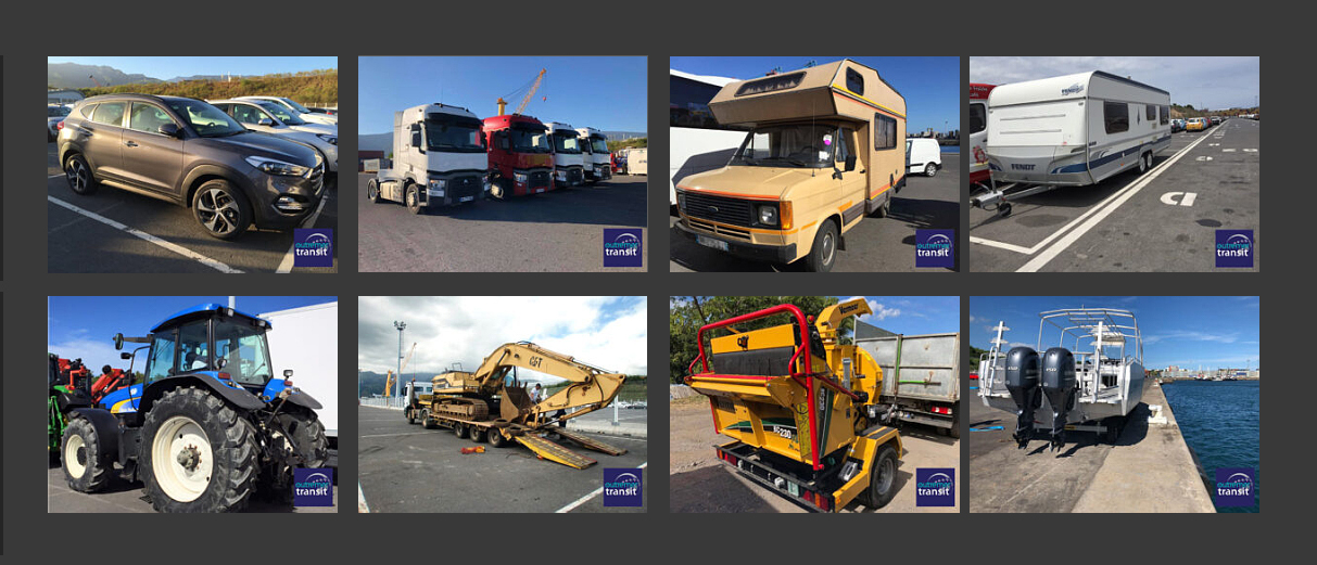 Transport Reunion vehicules en RoRo