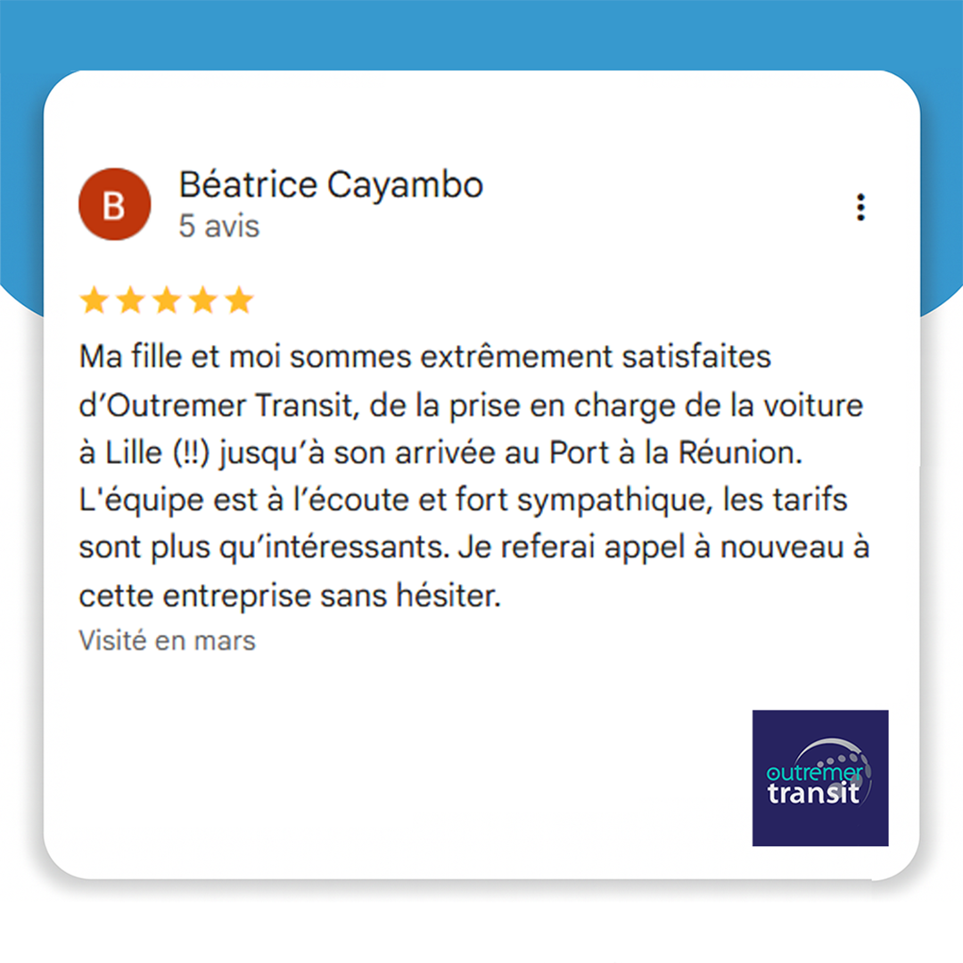 Avis Google Outremer Transit Beatrice C