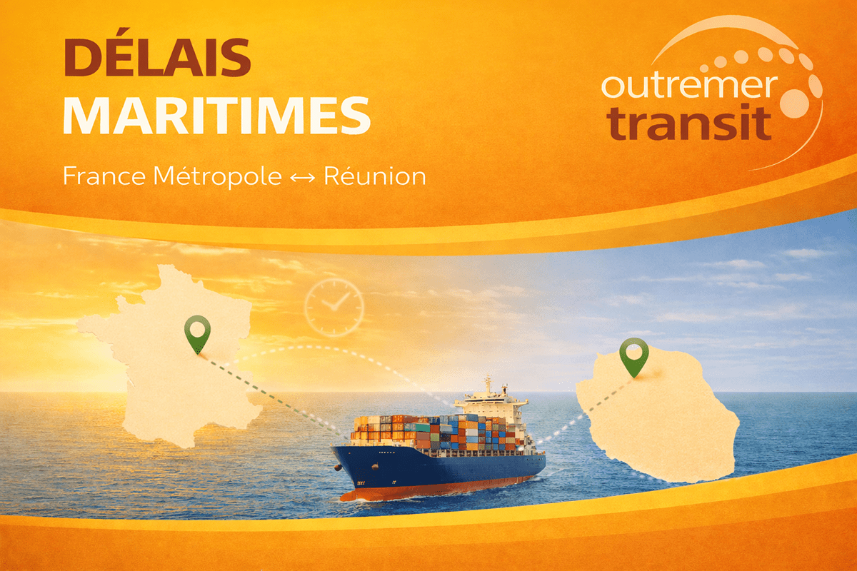 Delais maritimes entre La Reunion et la France 