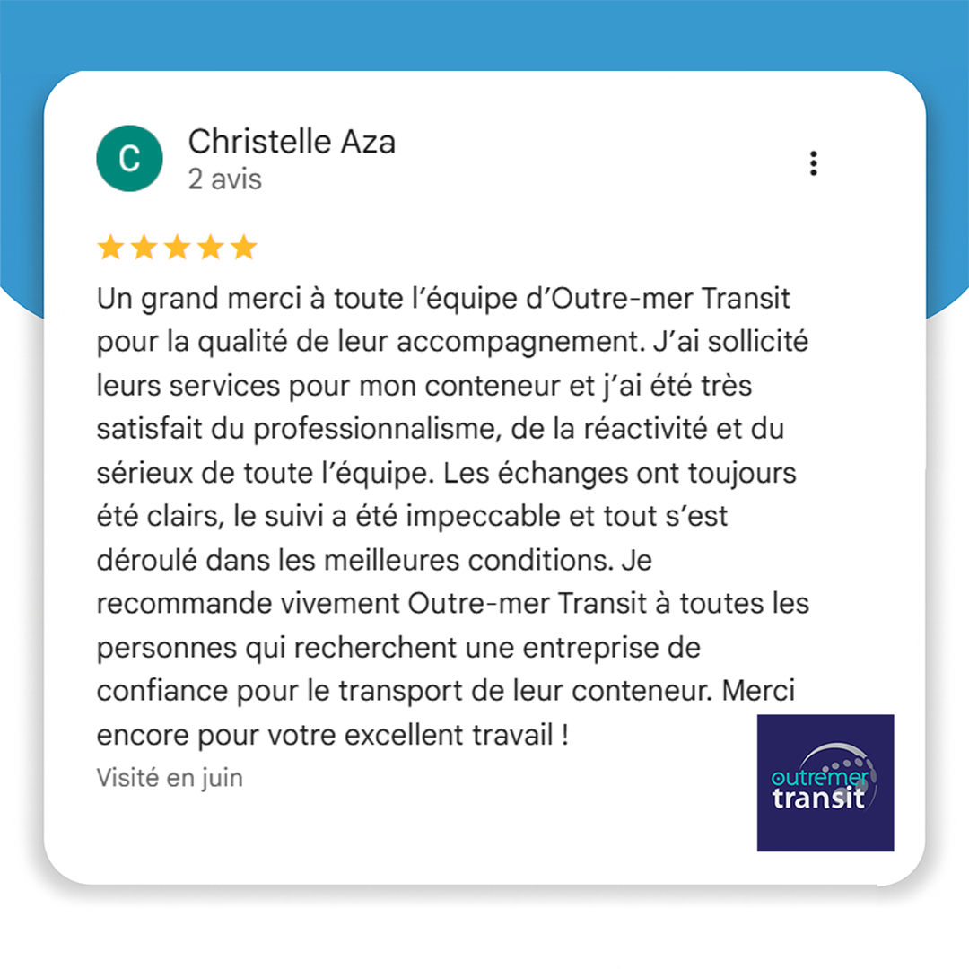 AVis Client Google Outremer Transit 2026 Christelle Aza